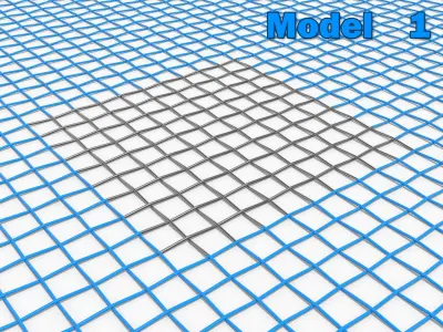 Metal lattice collection 3D model