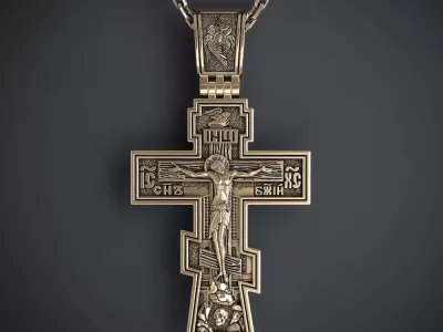 ORTHODOX CROSS 3 Printable Model 3D print model