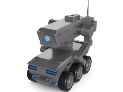 Support UGV 3D model by rafath from CGTrader