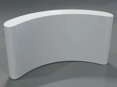 3D popup stand Low-poly 3D model