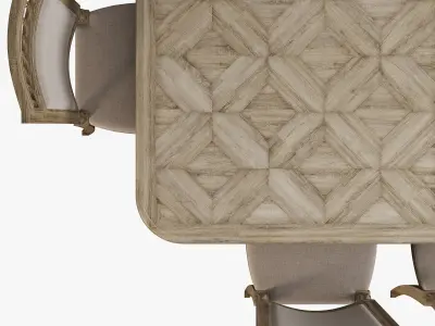 ART furniture dining set 3D model