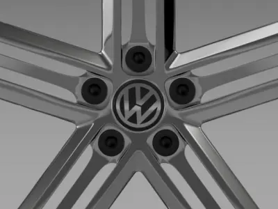 VW Beetle R Concept rim 3D model