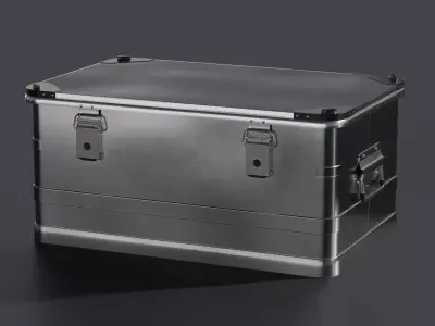 Aluminum Container 003 S 3D model