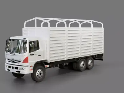 Hino 500 2626 Box Truck 2016 3D model