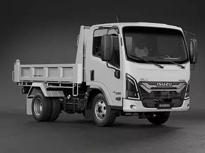 2025 Isuzu NLR Tipper Truck 3D model