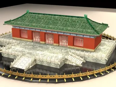 Chinese ancient building  3D model