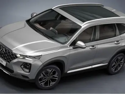 2019 Hyundai Santa 3D model