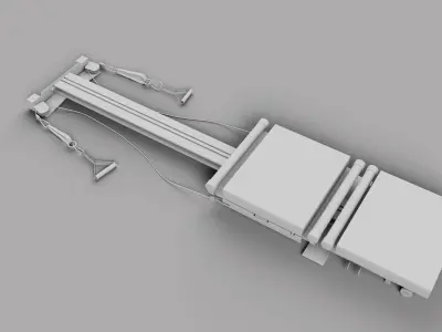 High-Quality Micro Pro Reformer Gym Equipment  3D model