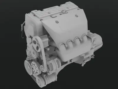 Honda K20A1 2.0L engine 3D model