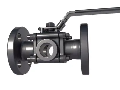Radiator Valve - Pipe Valves - Steel Pipe Valves 3D print model