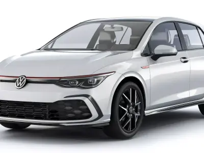 Volkswagen Golf VIII GTI 2020 3D model
