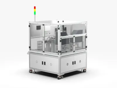 Automatic Double Shaft Lock Screw Machine 3D model
