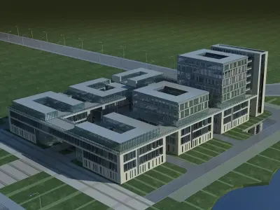 Office Building 3D model 418