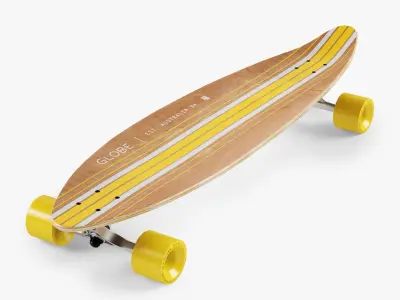 Longboards Set 3D model