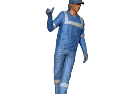 N4 Sweepers collecting garbage 3D print model