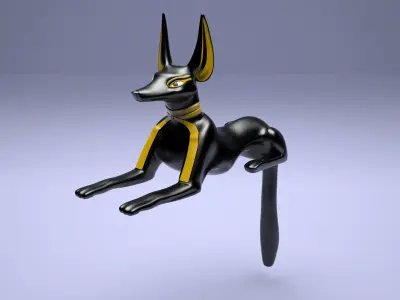 Egyptian Anubis Dog 3D model purchase