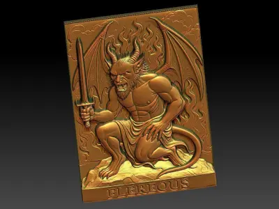1 FLEREOUS CNC Relief Model 3D print model