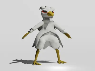 Monster Evolution Low Poly Low-poly 3D model