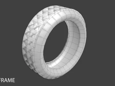 Tyre 3 3D model