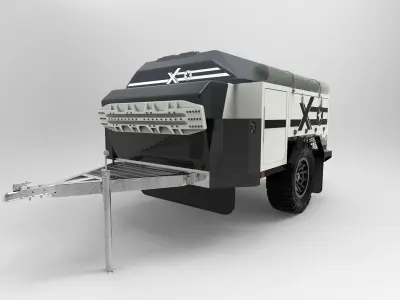 Off Road Trailer 3D model