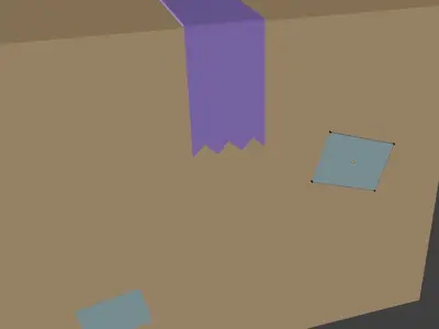 Simple Shipping Box 3D model