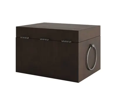 Old Wood Box Free 3D model