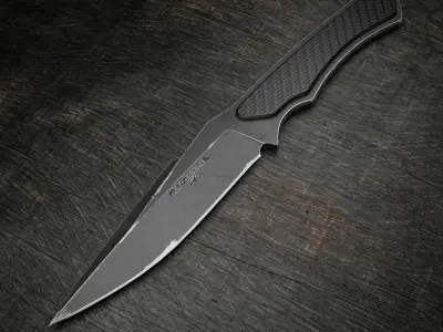 UACK Phrike knife Low-poly 3D model