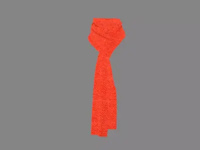 Dress collars scarves and necklaces decorated 3d models 3D model 5