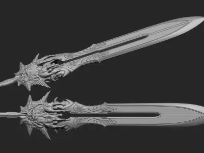 Sword of God 3d print model 3D print model