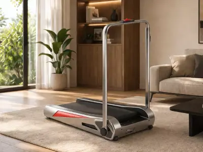Modern Folding Treadmill Machine Model 3D model