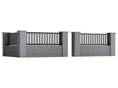  Fencing 54 3D model