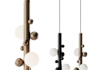 Lunar P Pendant Lamp by Babich studio 3D model