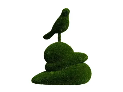 Bird Topiary 3D model