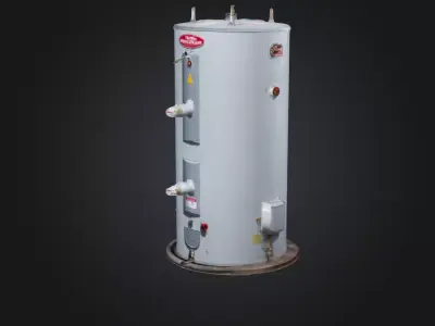 water heater Low-poly 3D model