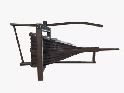 Medieval Bellows Low-poly 3D model purchase