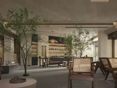 Tea Room 3D model purchase