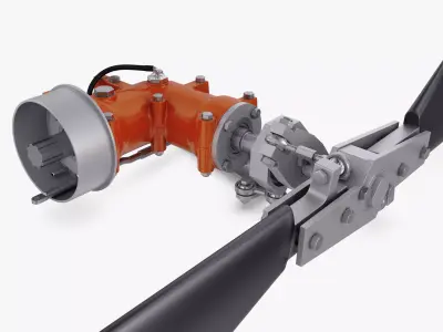 Helicopter Tail Rotor v 1 3D model
