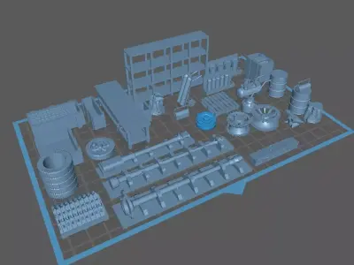 WW2 German Field Repair  3D print model