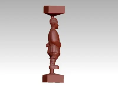 man salty sculpture 3D print model
