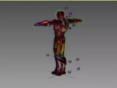 Iron Man Low-poly 3D model buy