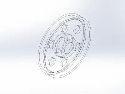 SOLIDWORKS 2022 and Engineering Graphics Pully 3D print model