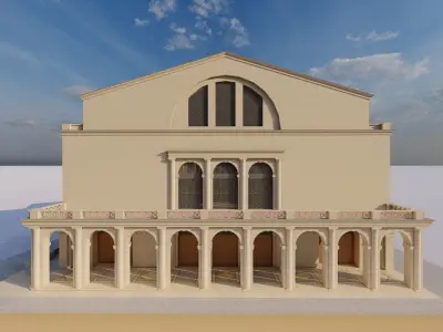 Commercial building-building classic 3D model get