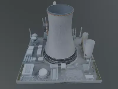 nuclear reactor Free 3D model