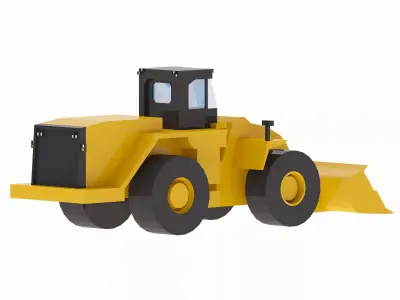 Loader Mining 939L Simplified Low-poly 3D model