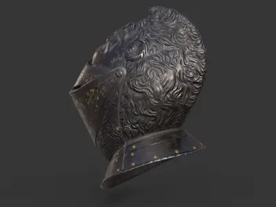 Helmet of Henry Low-poly 3D model
