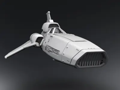 Colonial Viper MKIII Scale model 3D print model