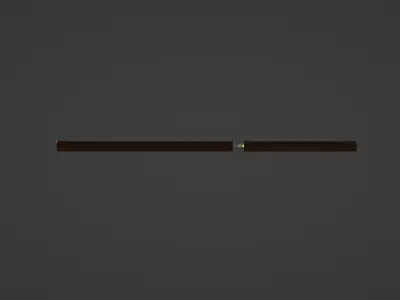 Ninja short sword 3D model