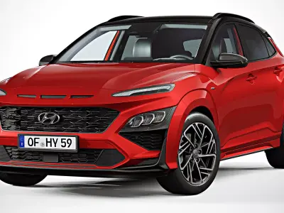 2021 Hyundai Kona N Line 3D model