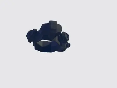 Arm Bag - Military Pouch Low-poly 3D model
