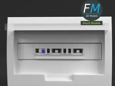 Electrical panel 3D model buy